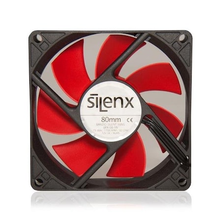 Silenx SilenX EFX-08-15 80 mm. 15 DBA Fluid Dynamic Bearing Fan EFX-08-15